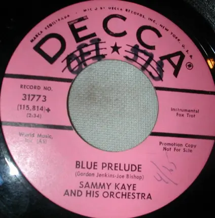 Sammy Kaye And His Orchestra - Goldfinger