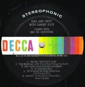 LP - Sammy Kaye And His Orchestra - Sing And Sway With Sammy Kaye