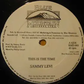 Sammy Levi - This Is The Time