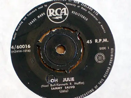 Sammy Salvo - Oh Julie