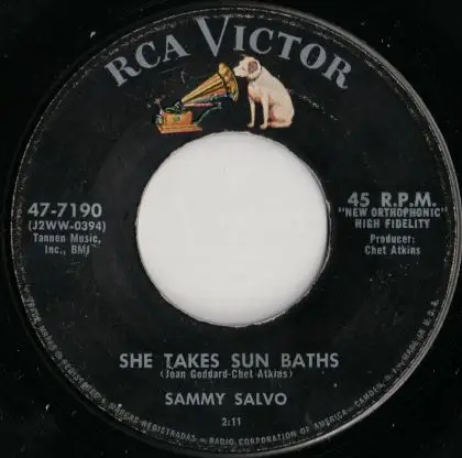 Sammy Salvo - She Takes Sun Baths / Julie Doesn't Love Me Anymore