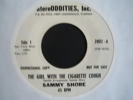 Sammy Shore - The Girl With The Cigarette Cough / Silly