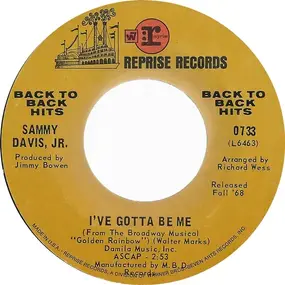 Sammy Davis, Jr. - I've Gotta Be Me / Lonely Is The Name