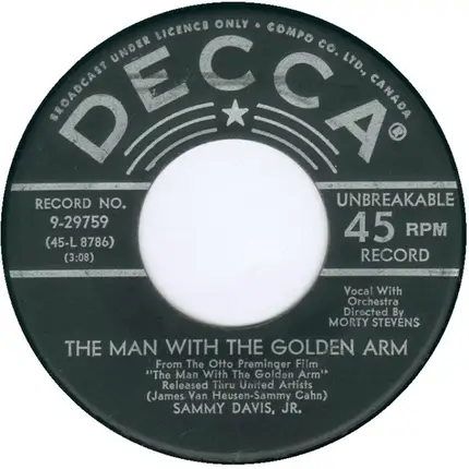 Sammy Davis Jr. - The Man With The Golden Arm / In A Persian Market