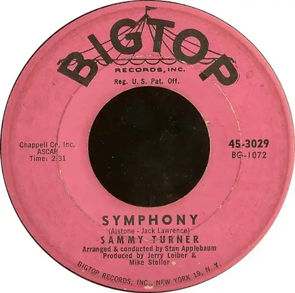 Sammy Turner - Always / Symphony