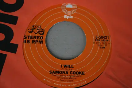 Samona Cooke - Dance To Keep From Crying / I Will