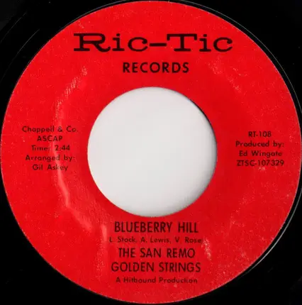 San Remo Golden Strings - I'm Satisfied / Blueberry Hill