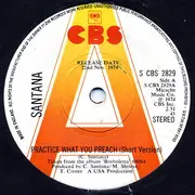 7inch Vinyl Single - Santana - Practice What You Preach