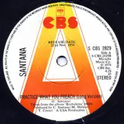 7inch Vinyl Single - Santana - Practice What You Preach