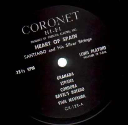 Santiago And His Silver Strings - Heart Of Spain