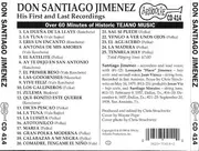 CD - Santiago Jiménez - His First And Last Recordings: 1937 & 1979