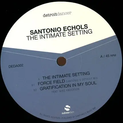 Santonio Echols - The Intimate Setting
