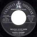 7inch Vinyl Single - Santo & Johnny - Tear Drop / The Long Walk Home