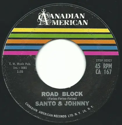 Santo & Johnny - A Thousand Miles Away / Road Block