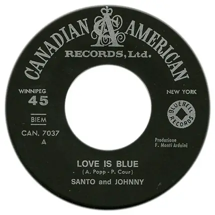 Santo & Johnny - Love Is Blue / Hello Goodbye