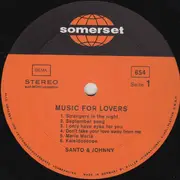 LP - Santo & Johnny - Music For Lovers
