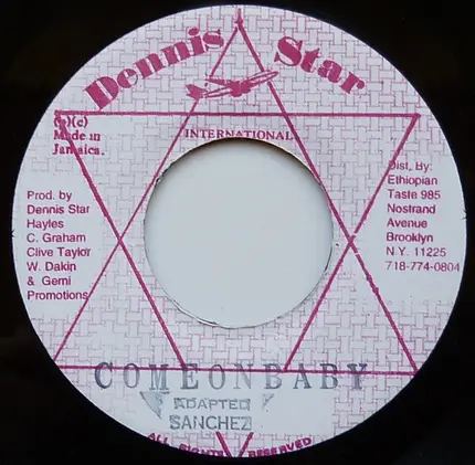 Sanchez & Lady G - Come On Baby