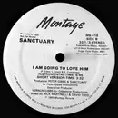 12inch Vinyl Single - Sanctuary - I Am Going To Love Him - Yellow Vinyl, Promo