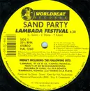 12inch Vinyl Single - Sand Party - Lambada Festival