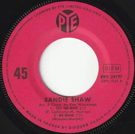 Sandie Shaw - Tell The Boys