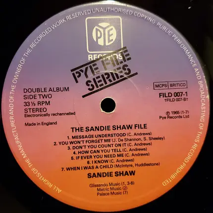 Sandie Shaw - The File