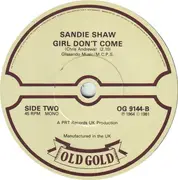 7inch Vinyl Single - Sandie Shaw - There's Always Something There To Remind Me - Mono