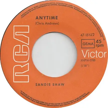 Sandie Shaw - Think It All Over