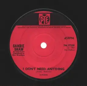 Sandie Shaw - I Don't Need Anything