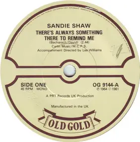 Sandie Shaw - There's Always Something There To Remind Me