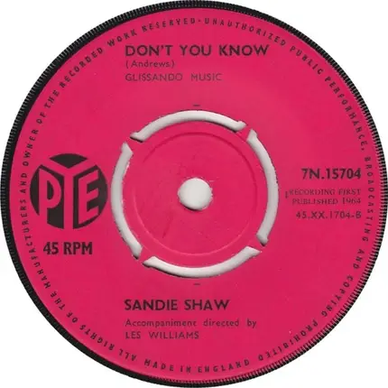 Sandie Shaw - (There's) Always Something There To Remind Me