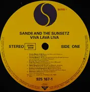 LP - Sandii & The Sunsetz - Viva Lava Liva - 1980-1983