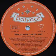 LP - Sándor Kónya - Dein Ist Mein Ganzes Herz