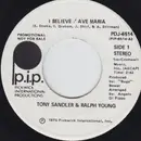 7inch Vinyl Single - Sandler & Young - I Believe / Ave Maria