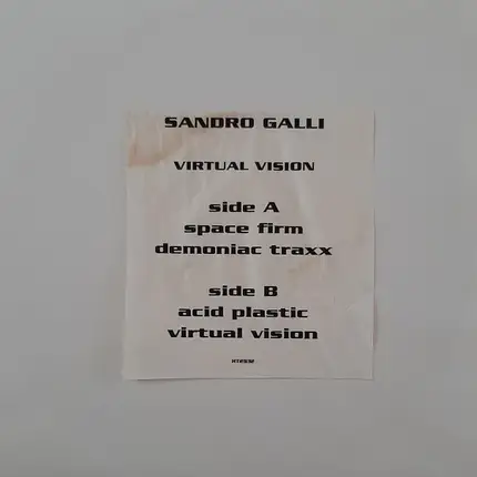 Sandro Galli - Virtual Vision