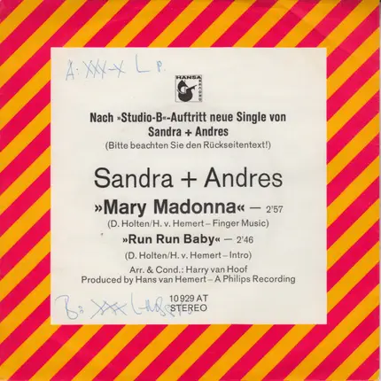 Sandra & Andres - Mary Madonna