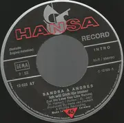 7inch Vinyl Single - Sandra & Andres - Ich Will Dich Für Mich Für Immer
