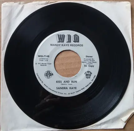 Sandra Kaye - My Dolly And I / Kiss And Run