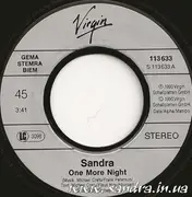7inch Vinyl Single - Sandra - One More Night