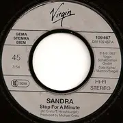 7inch Vinyl Single - Sandra - Stop For A Minute