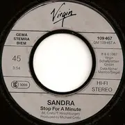 7inch Vinyl Single - Sandra - Stop For A Minute