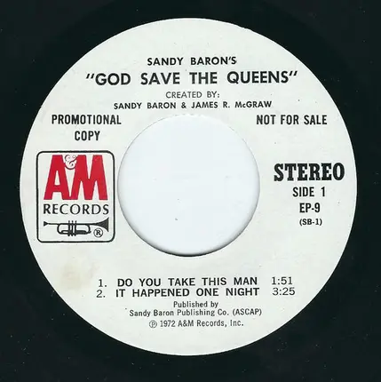 Sandy Baron & James R. McGraw - God Save the Queens