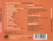 CD - Sandy Brown - Work Song