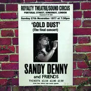 CD - Sandy Denny - Gold Dust - Live At The Royalty