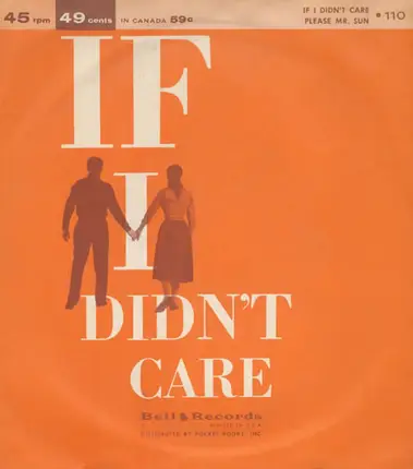 Sandy Kaye / Joe Arnold - If I Didn't Care / Please Mr. Sun