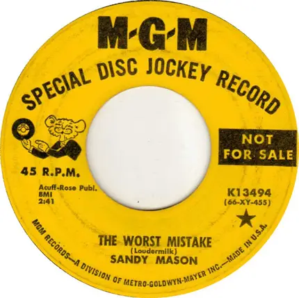 Sandy Mason - The Worst Mistake