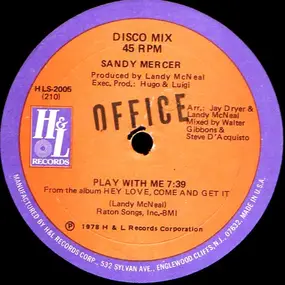 Sandy Mercer - Play With Me / You Are My Love