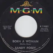7inch Vinyl Single - Sandy Posey - Born A Woman
