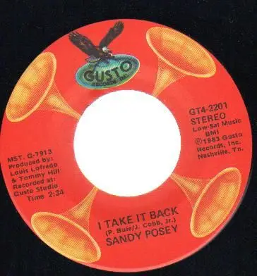 Sandy Posey - Bring Him Safely Home To Me