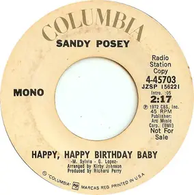 Sandy Posey - Happy, Happy Birthday Baby