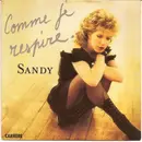 7inch Vinyl Single - Sandy Stevens - Comme Je Respire